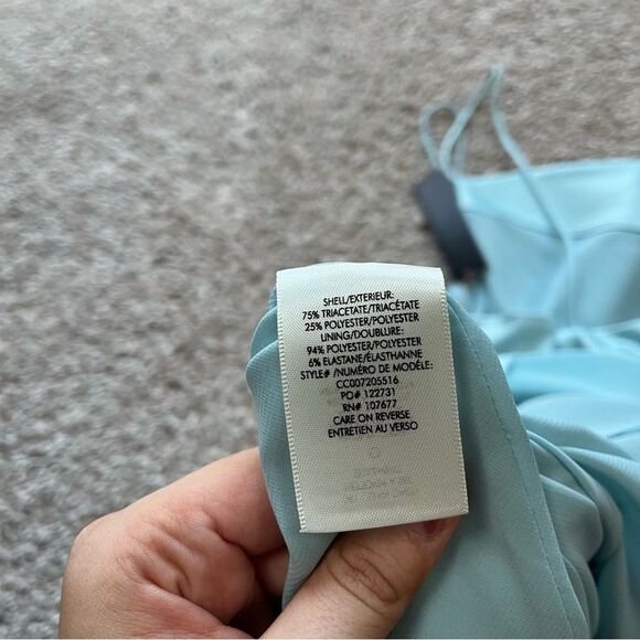 Alice + Olivia Silky Cowl Neck Mini Dress - Picture 12 of 16